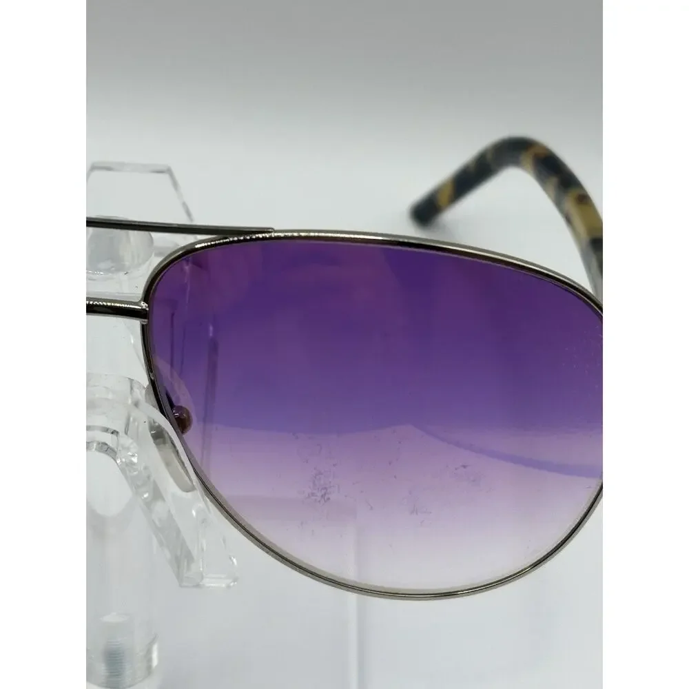 Marc Jacobs Aviator Sunglasses Purple Lens Tortoise Arms